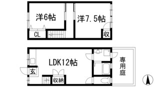 寺本2丁目テラスハウス（5戸1）の物件間取画像